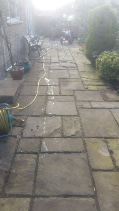 block paving cleaning Durham, driveways and patios County Durham