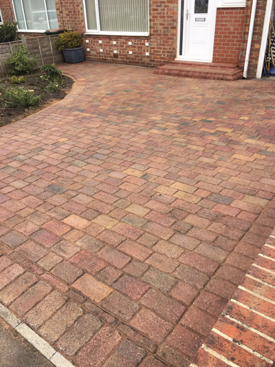 block paving cleaning County Durham