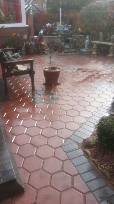 block paving cleaning County Durham