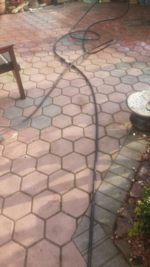 block paving cleaning Durham, driveways and patios County Durham